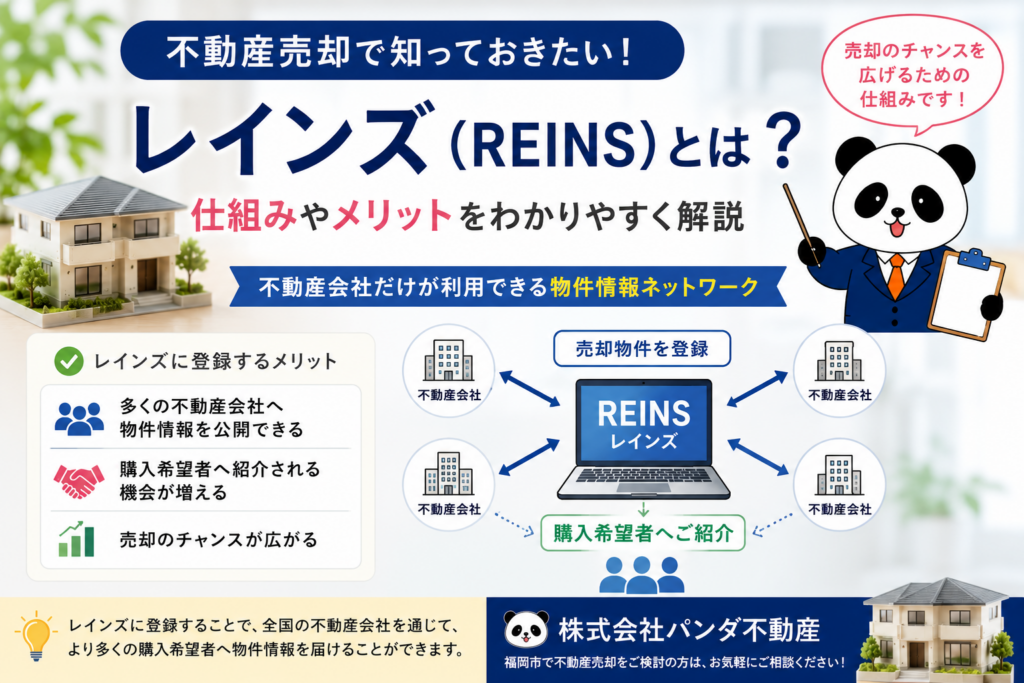 レインズ（REINS）とは？不動産売却で知っておきたい仕組みをわかりやすく解説