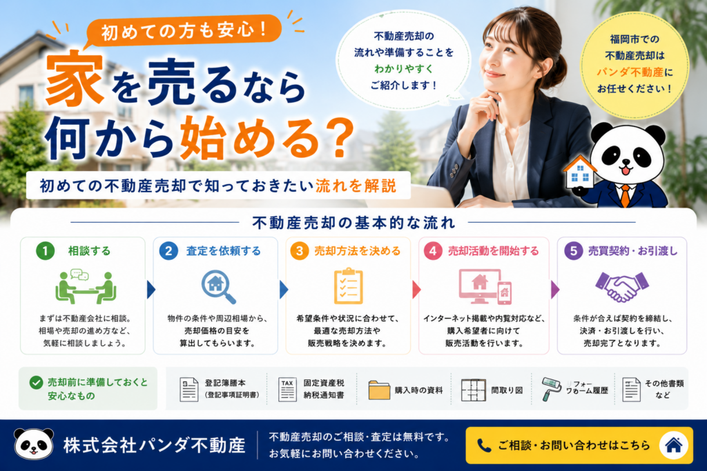 家を売るなら何から始める？初めての不動産売却で知っておきたい流れを解説